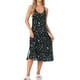 thumbnail image 1 of INSPIRAR CHIC Vestido de pijama para mujeres en el Día de la Madre, tirantes cruzados, escote redondo, camisón largo, color negro luna, 1 of 6