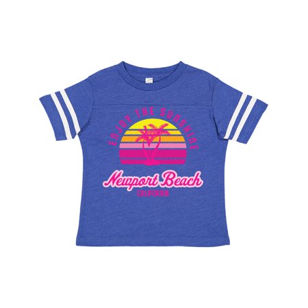 

Inktastic Summer Enjoy the Sunshine Newport Beach Florida in Pink Gift Toddler Boy or Toddler Girl T-Shirt