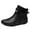 Black, variant on Women Rain Boots Ankle Rain Boots Waterproof Non- Casual Shoes Short Rain Boots Wide Calf For Gardening Outdoor Work And Everyday Wear Rain Boots
