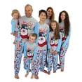 thumbnail image 2 of Conjunto de pijama de muñeco de nieve de Navidad a juego con lindo muñeco de nieve estampado de manga larga para padres e hijos, 2 of 5
