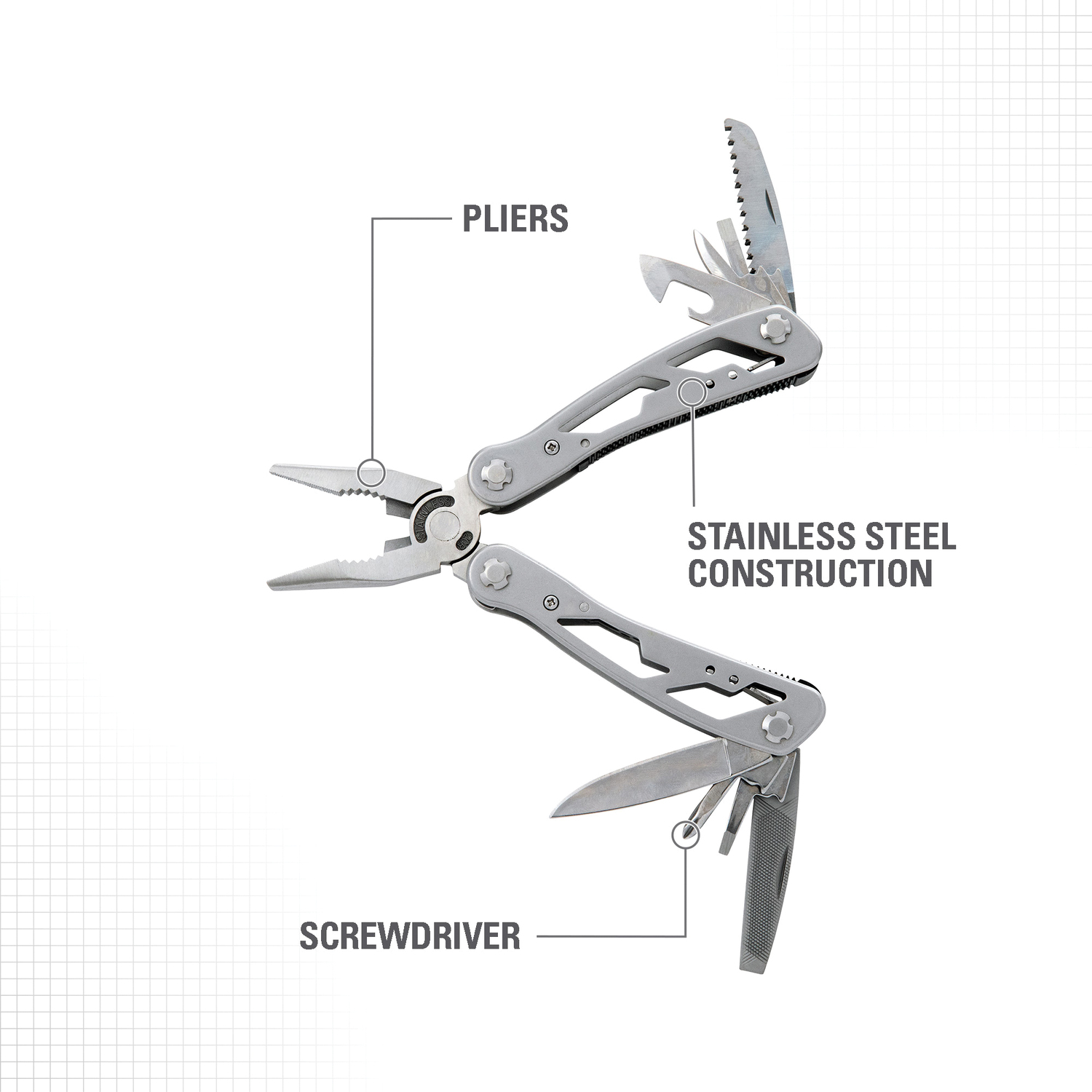 STANLEY 12-in-1 Multi-Tool with Holster