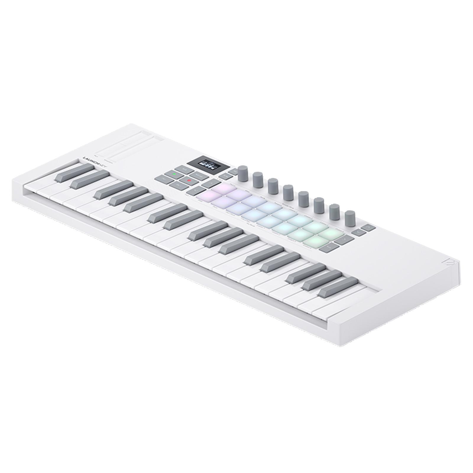 Novation Launchkey 49 MK4 White 49-Note Controller Keyboard with Bag Package