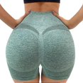 thumbnail image 2 of Pantalones cortos deportivos de cintura alta elásticos para mujer, pantalones cortos de yoga con cintura elástica, pantalones cortos de entrenamiento, leggings para mujer, pantalones cortos deportiv, 2 of 5