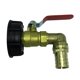 thumbnail image 2 of Adaptador Tote IBC para de agua IBC de 2 piezas con válvula de latón completo de 25 32 mm de diámetro exterior Zulema Adaptador de tanque IBC, 2 of 8