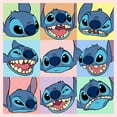 thumbnail image 2 of Toddler's Lilo & Stitch Facial Expressions Grid  Graphic Tee Light Pink 3T, 2 of 3