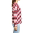 thumbnail image 2 of Sherrylily Women Casual Crew Neck Striped Long Sleeve T Shirt Tops Lightweight Pullover, 2 of 3