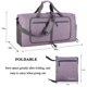 thumbnail image 2 of Bolsa de viaje Woogwin, grande, impermeable, 60 L, color morado nieve, 2 of 6