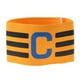 thumbnail image 1 of Brazalete ajustable de talla única para fútbol o baloncesto. 2 amarillo, 1 of 7
