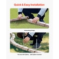thumbnail image 4 of VEVOR Faux Stone Landscape Edging, 46.4 x 2.2 in Realistic Lawn Edging, Flexible Brick-Sized Garden Edging Border with Anchoring Spikes, Fade-Resistant Yard Edging for Driveways Walkway Brown, 4 of 9