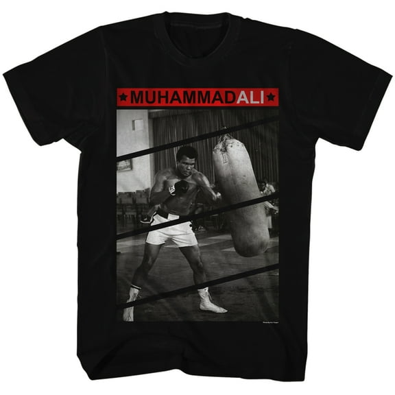 Muhammad Ali Black Adult T-Shirt