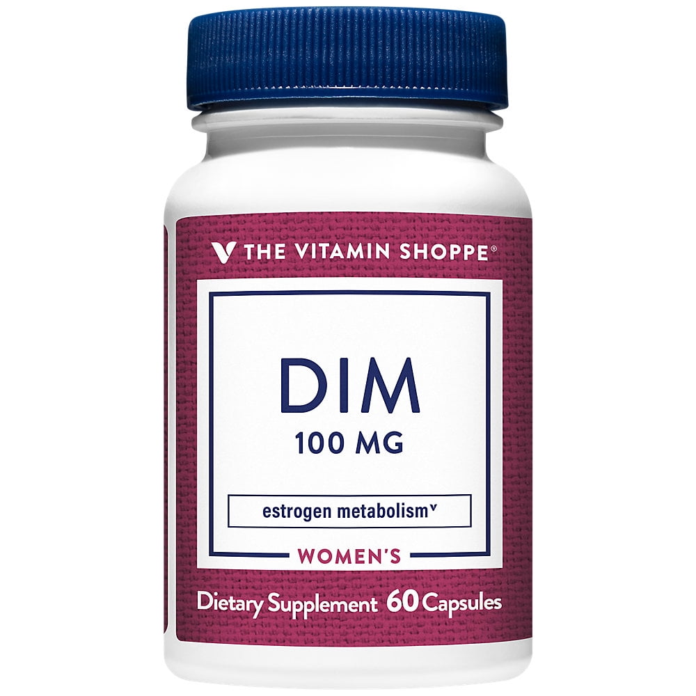 The Vitamin Shoppe DIM 100MG with Bioperine Black Pepper Extract
