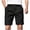 #310-Black, variant on Kakii Men's Flat Front Pleat Dress Shorts for Golf, Casual and Formal Wear 9" Inseam