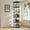 Brown, variant on 62.2" Tall Rotating Bookshelf Tower with Space Division, 5 Tier Spinning Bookcase, Vertical Round Storage Bookshelf, Book Shelf Organizer for Bedroom, Living Room, White
