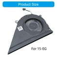 thumbnail image 5 of Metal Cooling Fan For Laptop CPU GPU Heatsink Efficient Cooling New Replacement For 15EG 15-EH Specific Laptops, 5 of 11