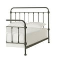 Weston Home Nottingham Spindle Metal Full Headboard, Frost Grey