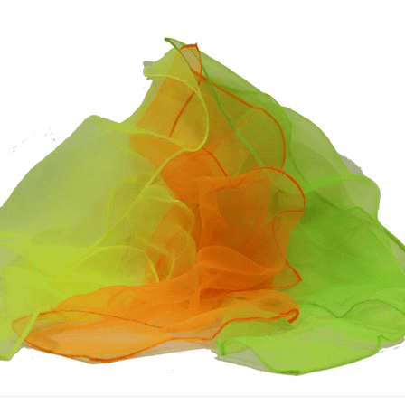 Zeekio Beginner Juggling Scarves Set of 3 (Orange Green Yellow)
