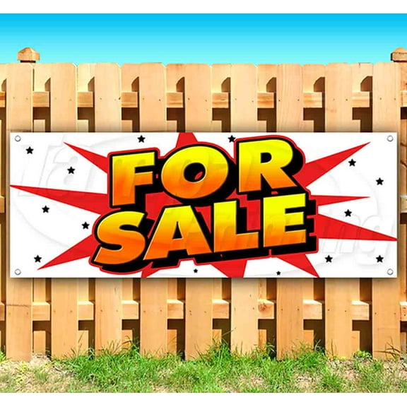 For Sale 13 oz Vinyl Banner With Metal Grommets