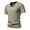Khaki, variant on Men's Summer V Neck T-Shirt Casual Short Sleeve Slim Fit Pullover Muscle Tee Shirts Sports Baseball Jersey Tops