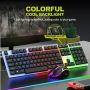 Tsuinz Wired Gaming Keyboard and Mouse Combo with Led Light for PC Laptop Xbox 1 PS4, Black