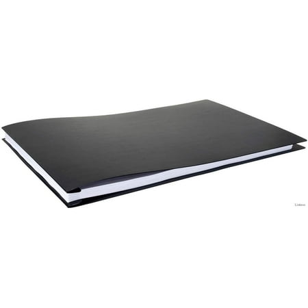 

11X17 board Binder - Panels Includes Fold-Over Metal Fasteners Bla Paa Of 6