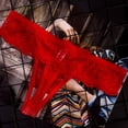thumbnail image 5 of Bigersell Cheeky Underwear for Women Clearance High Waisted Cotton Underwear Women Boyshort Thongs Panty Style P-347 Cotton Boyshort Panties Lace Thongs Briefs Mid Waist Women Cheeky Panties Red XL, 5 of 8