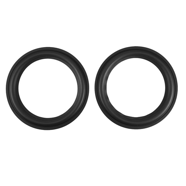 Piezas de reparación de borde de Woofer de goma, reparación envolvente de altavoz de 8 pulgadas, 2 uds.