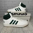 thumbnail image 1 of Ad-id-as Hoops 3.0 Mid Basketball Shoes Men’s 9 White Green IG5570 New, 1 of 6