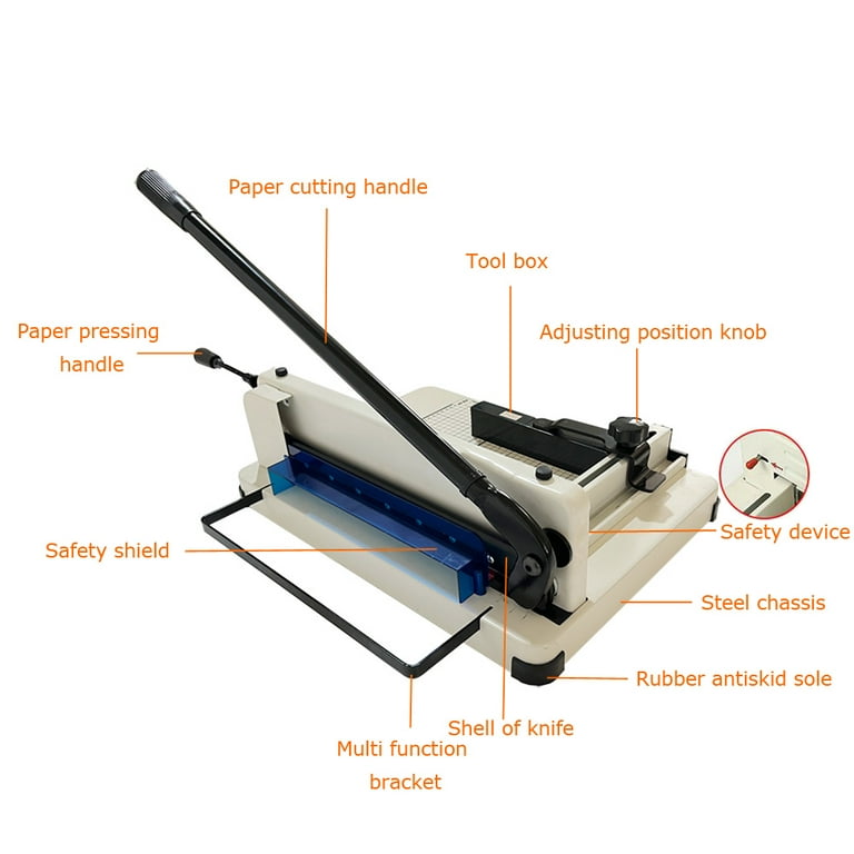 INTSUPERMAI 12.2in A4 Stack Paper Cutter Desktop Manual Cutter