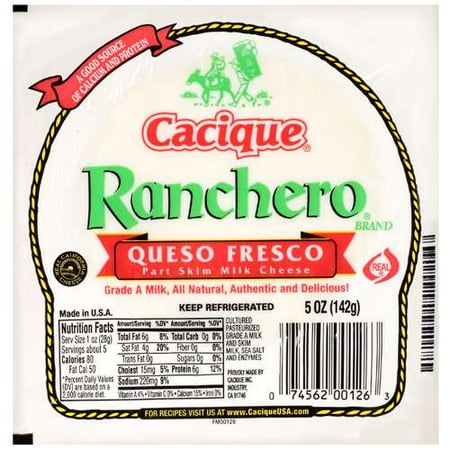Ranchero Part Skim Milk Cheese, 5 oz