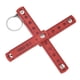 thumbnail image 1 of Regla Plegable De Plástico Regla Plegable De Plástico Regla Plegable Metro Plegable Regla De Carpintería 2 Piezas ABS Regla Plegable Portátil 0,5 M Regla Plegable Con Llavero ANGGREK  IA3111, 1 of 8
