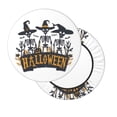 thumbnail image 3 of Bar Stool Covers Round, Halloween Skeleton 3 Bar Stool Cushion Covers Seat Cushion with Elastic Bands, Chairs Covers for Kitchen Dining Room 12-14 Inch, 3 of 7