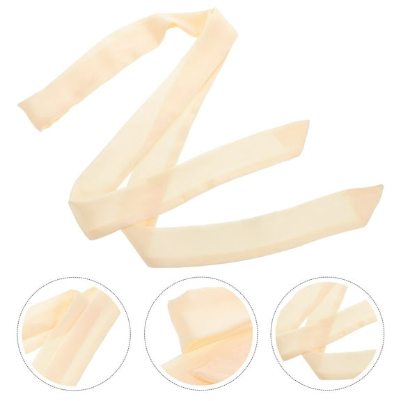 KONTONTY Narrow Elegant Scarf Handbag Handle Wrap Parties Women Beige 1Pack