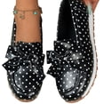 thumbnail image 2 of KEVCHE Womens Polka Dot Loafers Comfortable Casual Slip-On Shoes for Daily Wear, Lightweight Breathable Flat Shoes with Cushioned Insole, Stylish Everyday Footwear, 2 of 7