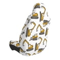 thumbnail image 2 of Wukai Funny Excavator Full Set Car Seat Covers with Soft Padding Universal Auto Front Seats Protector and Cushion Mat, 2 of 5