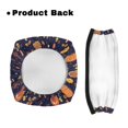 thumbnail image 3 of HELLHERO Seat & Back Covers Backrest Covers Sun & Dust Protector Cover Only Reusable for Elder, Pumpkin Turkey, 3 of 7