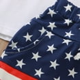 thumbnail image 7 of TOWED22 Toddler Baby Boy 4th of July Outfit Infant American Flag T Shirt Top Shorts Set Summer Toddler Clothes(White,12-18 M), 7 of 7