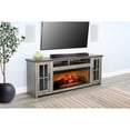 thumbnail image 4 of Sunny Designs 76" Grey Media Console with Electric Fireplace, 4 of 4