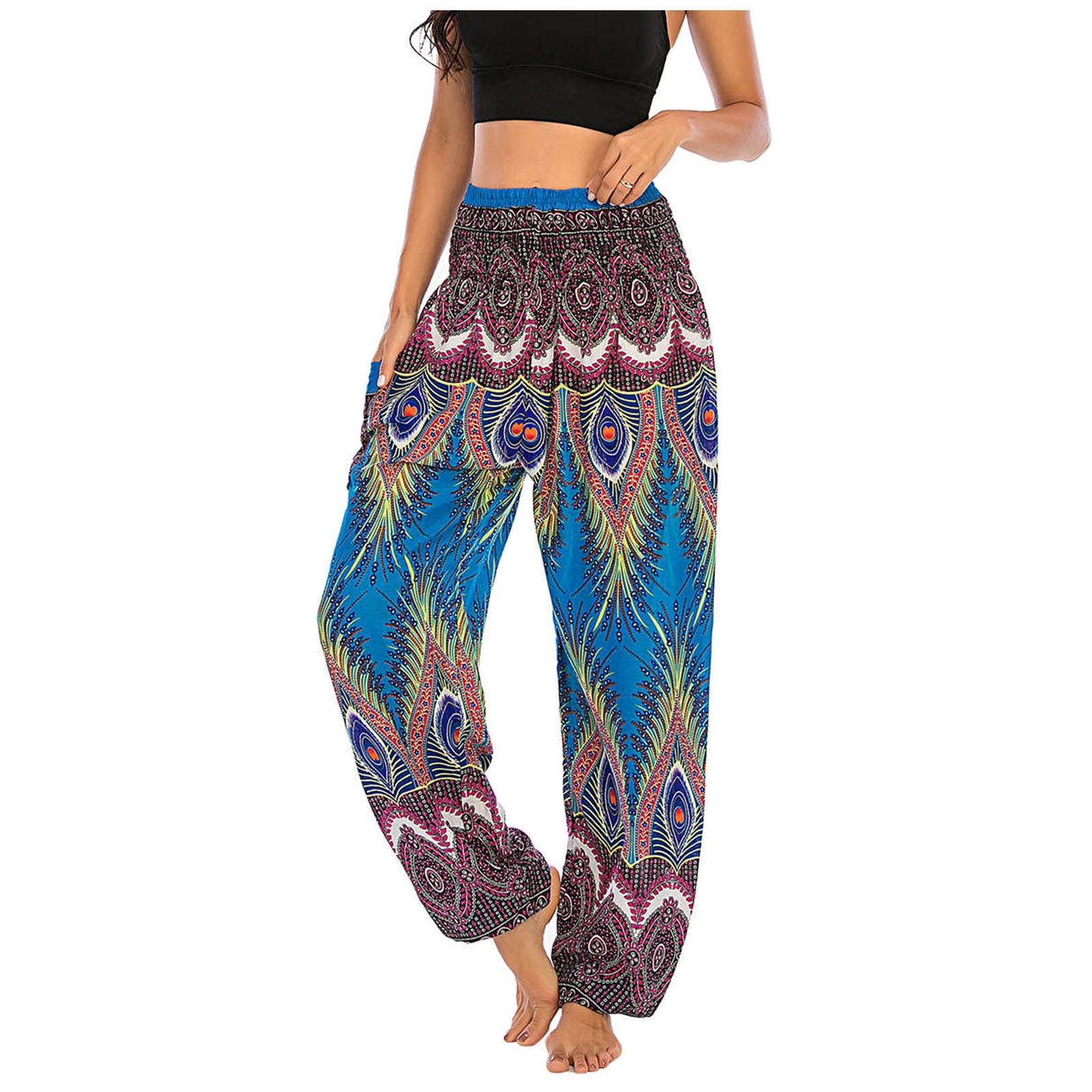 Women Thai Harem Trousers Boho Festival 