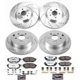 thumbnail image 3 of PowerStop Front and Rear Z26 Street Warrior Carbon-Fiber Ceramic Brake Pad and Drilled and Slotted Rotor Kit Fits: SUBARU Select Models K6931-26, 3 of 9
