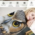 thumbnail image 3 of ONETECH Owl Blanket Owl Gifts for Girls Funny Owl Throw Blanket for Kids Adults Soft Warm Cozy Blanket for Couch Sofa ​Bed, 3 of 6