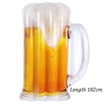 thumbnail image 1 of 182cm Beers Mug Shape Floating Water Hammock Lounge Chair Swimming Pool Inflatable Float Rafts for Summer Beach Supply, 1 of 3