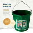 thumbnail image 3 of Farm Innovators Heated Bucket Flat Back - 5-Gallon, Green, 120V, 120W - 1 Piece, 3 of 8