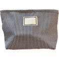 thumbnail image 1 of HELIAHOO Makeup Bag, White Black Grid Pattern Makeup Pouch, Large Capacity Spacious Storage Cute Plaid Cosmetics Pouch Portable Delicate Cosmetic Storage Case for Travel Daily Life CJ912-72646, 1 of 9