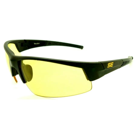 

Shooter s Edge Z87.1 Safety Shooting Glasses Contrast Yellow lens Black frm