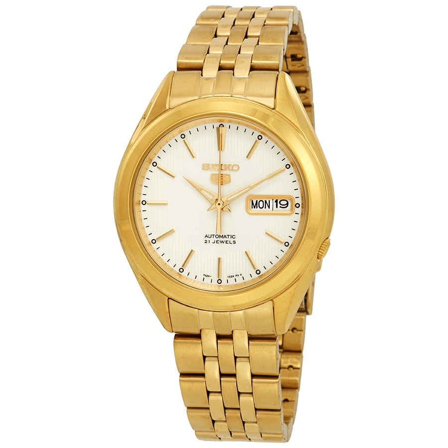 Men's 5 Automatic SNKL26K Gold Stainless-Steel Dress Watch -