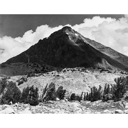 1936 Replica Sky King - Pinchot Pass Mt Wynne Kings River Canyon proVintageed as a national park California 1936 Poster Print by Ansel Adams