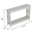 thumbnail image 2 of Safdie & Co. Console Table 47.25L Brown 1 Shelf, 2 of 4