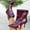 #086-Wine, variant on Taylonsss Women's Patent Leather Pointed Toe Stiletto Ankle Boots with Fold-Over Cuff for Winter Comfortable Heel and Cozy Lining for All-Day Wear