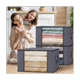 thumbnail image 3 of Big Storage Bags, 6 Pack Closet Organizers and Storage, Clothes Foldable Storage Bins with Reinforced Handles, 3 of 7