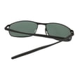 thumbnail image 4 of Gafas de sol ZHILE con montura metálica polarizadas para hombres, negras, lente G15, 4 of 9